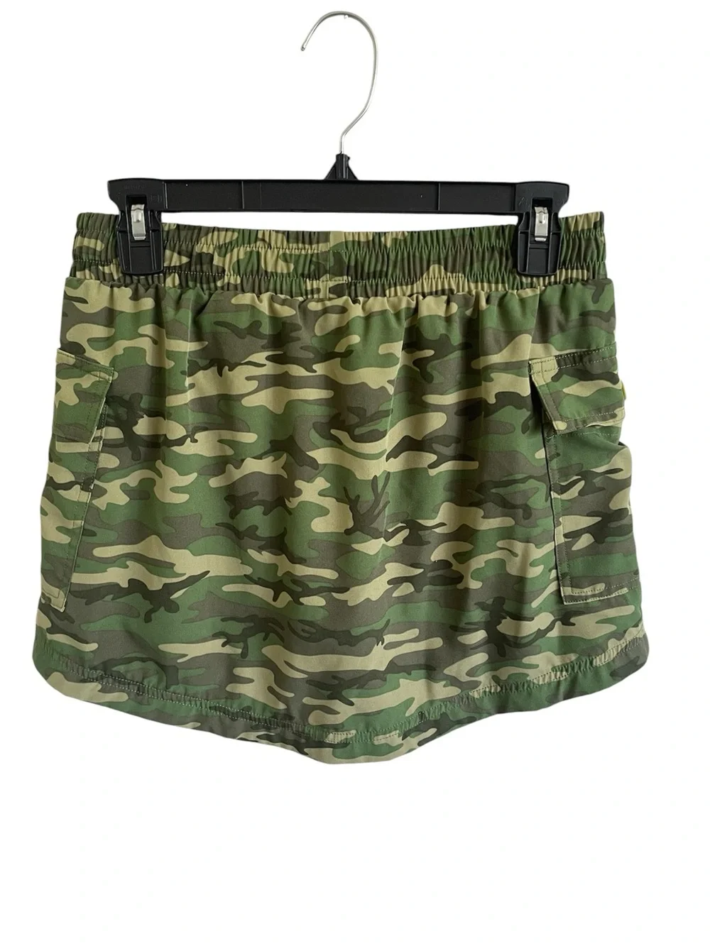 PINK Camo Drawstring Mini Skort with Neon Accents - Picture 2 of 5